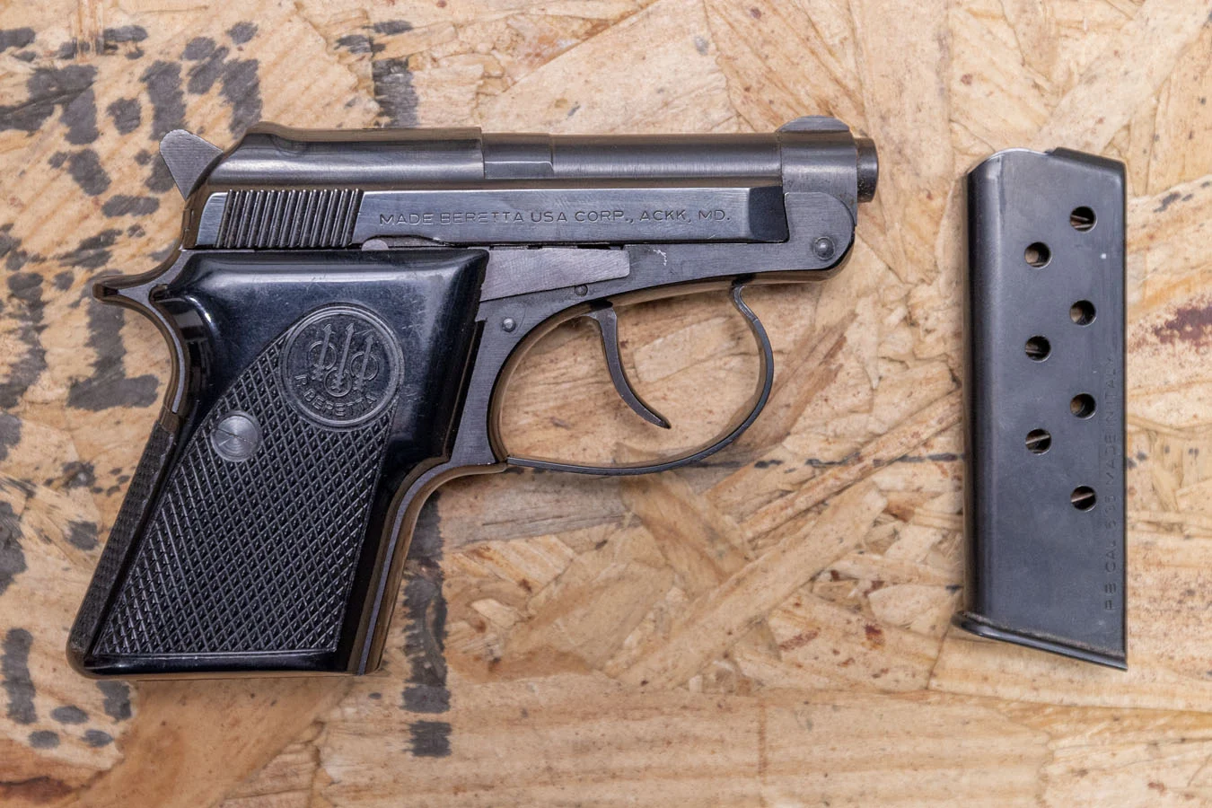 Beretta Model 20 25 ACP Police Trade-In Pocket Pistol