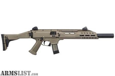 CZ Scorpion EVO 3 S1 9mm FDE Carbine with Faux