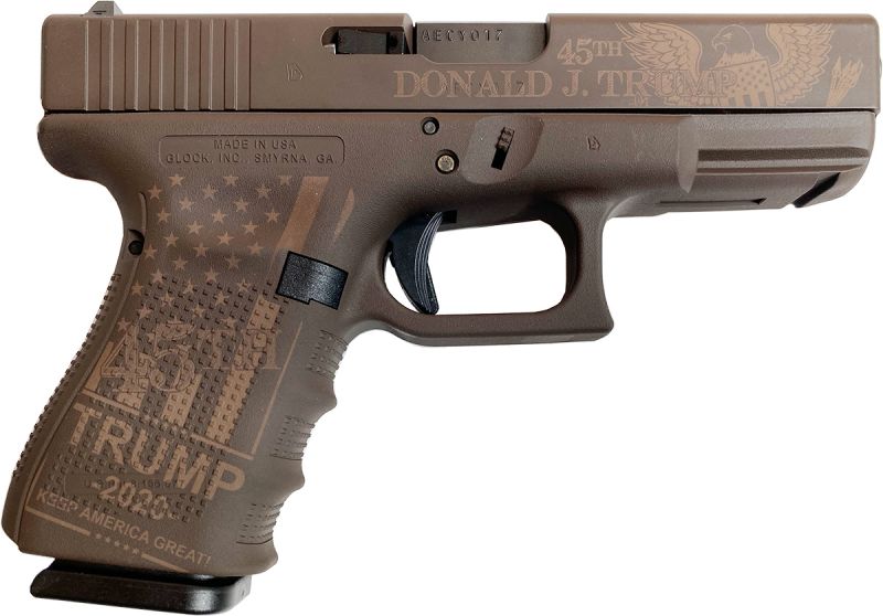 Glock 19 Gen4 9mm Patriot Brown 4.0-inch 15Rd Trump 2020 Exclusive USA Made — image 2