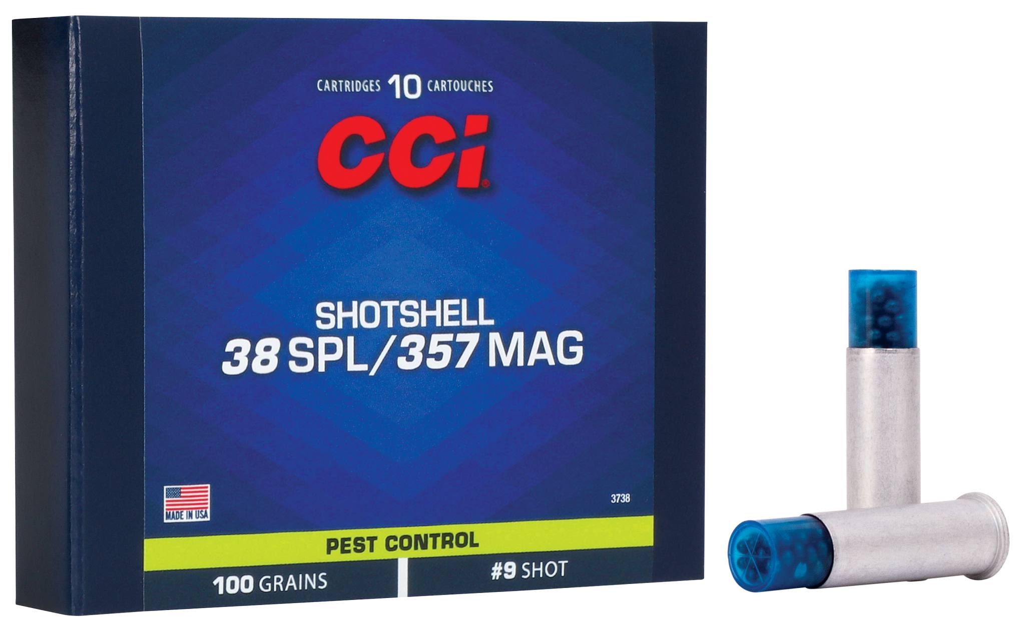 Pest Control Shotshell 38 Spl/357 Mag Ammo