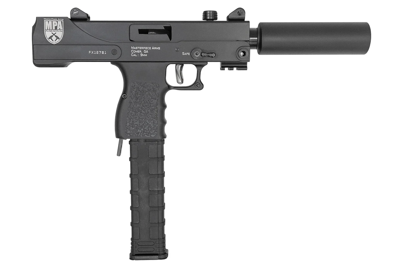 Masterpiece Arms Defender MPA30DMG 9mm Pistol