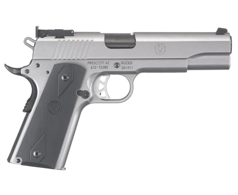 Ruger SR1911 Target 10mm Stainless Steel 5inch 8 Rounds