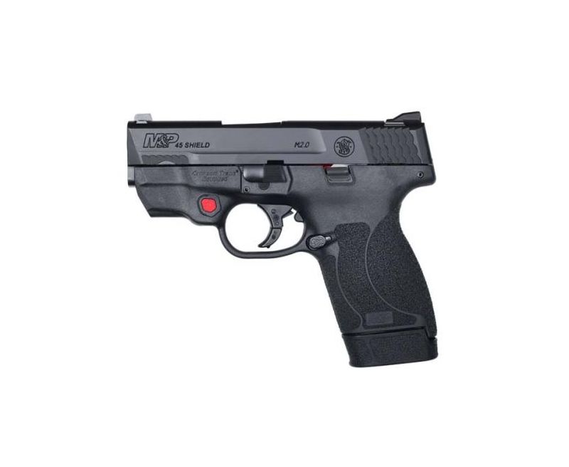 Smith and Wesson M&amp;P Shield 2.0 .45 ACP 3.3-inch 7Rds No Thumb Safety Crimson Trace Laser Red