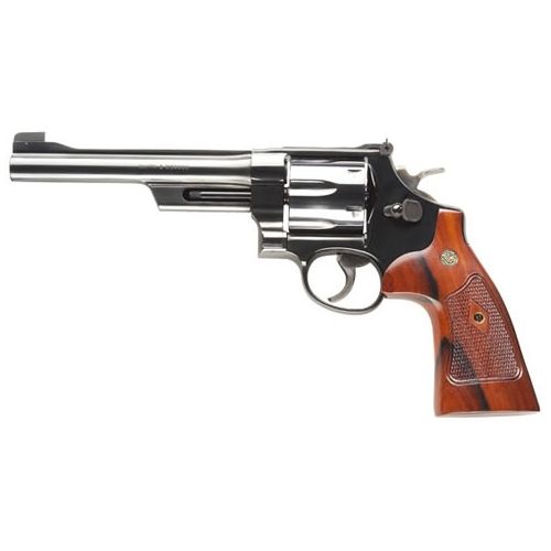 Smith &amp; Wesson Black Model 25 .45LC 6.5-inch 6rd Walnut Grips