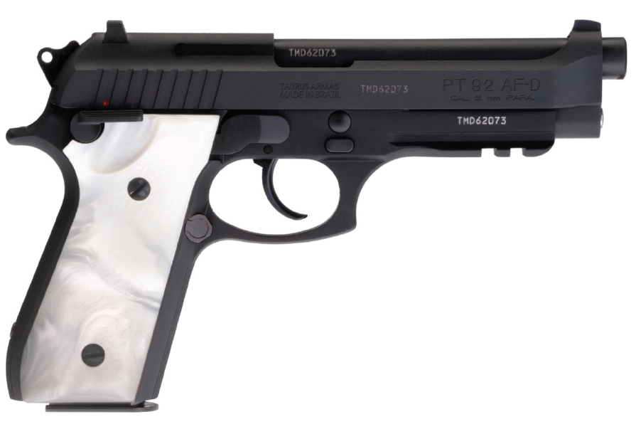 Taurus PT92 9mm DA BK/WHTE PEARL 17Rds