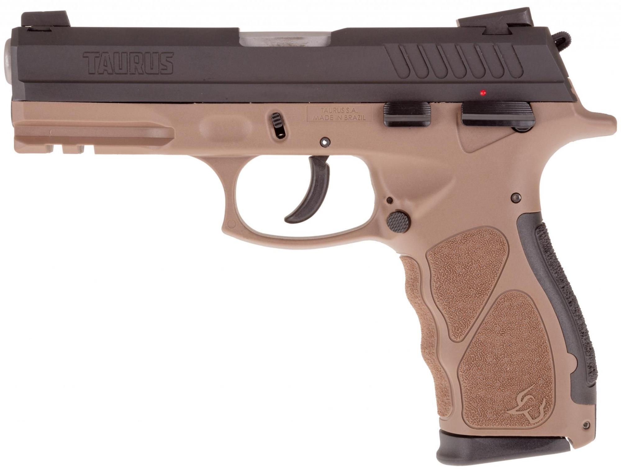 Taurus TH9 9mm BLK/BROWN 17Rds Safety 4.25-inch