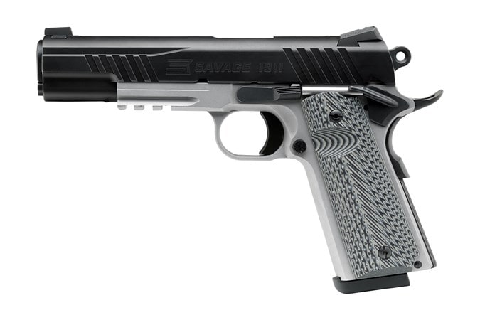 SAVAGE ARMS 1911 GOVT TWO TONE RAIL Handguns