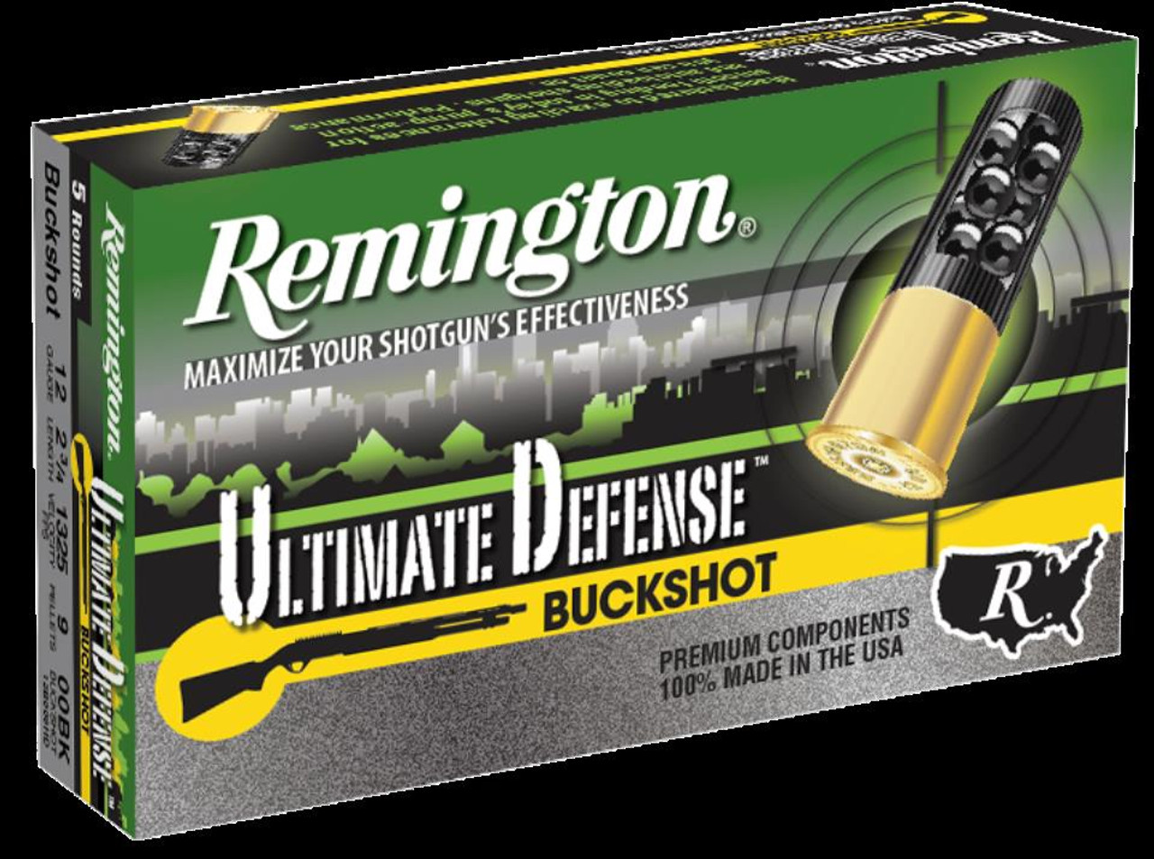 Remington HD Ultimate Home Defense Shotshell Loads Buckshot 12 Gauge