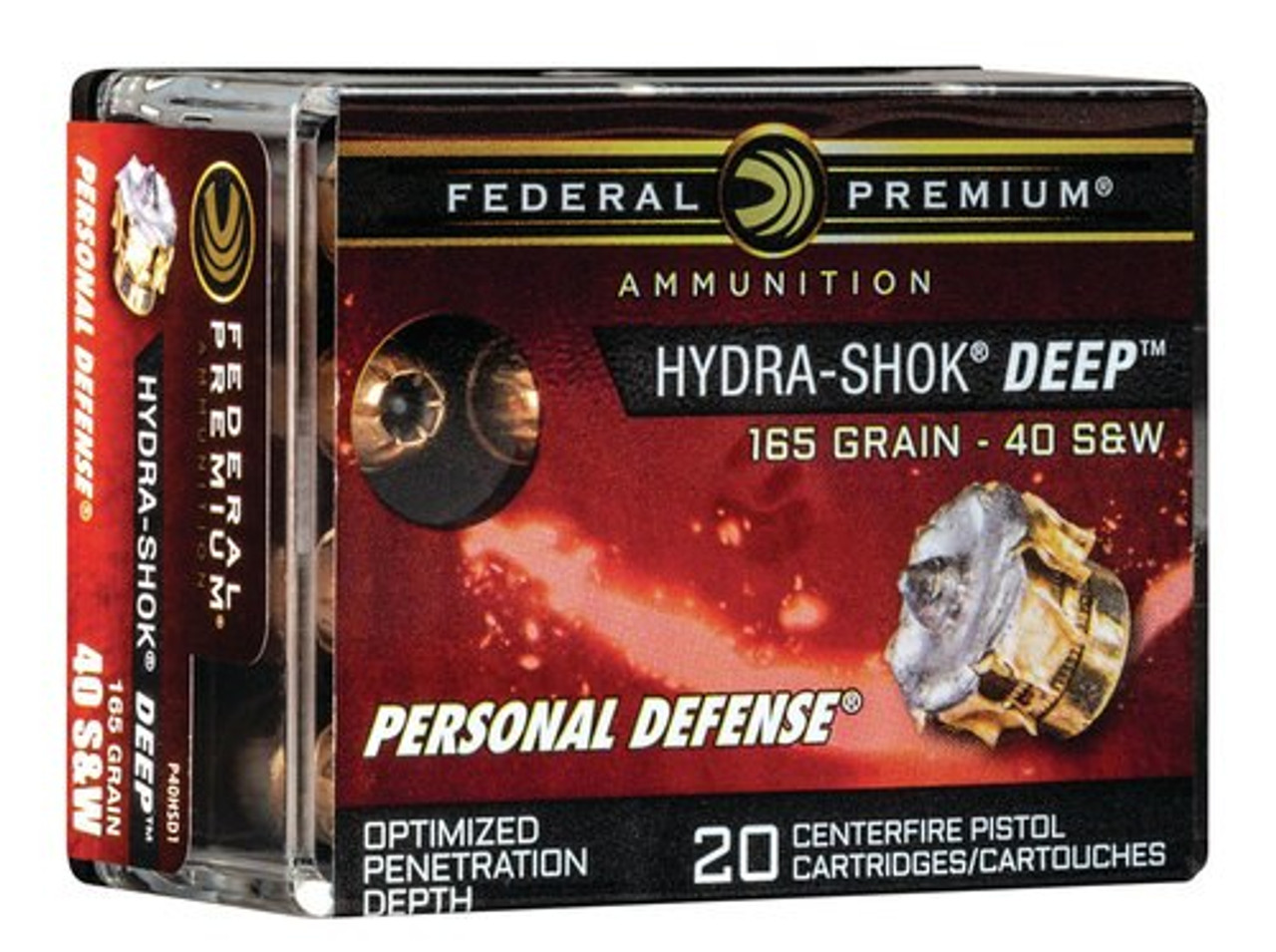 Federal Personal Defense 40S&W 165gr