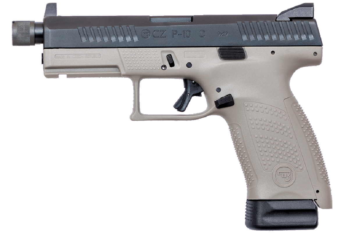 CZ P-10 Compact 9MM 15Rds TB Suppressor-Ready 4.61-inches