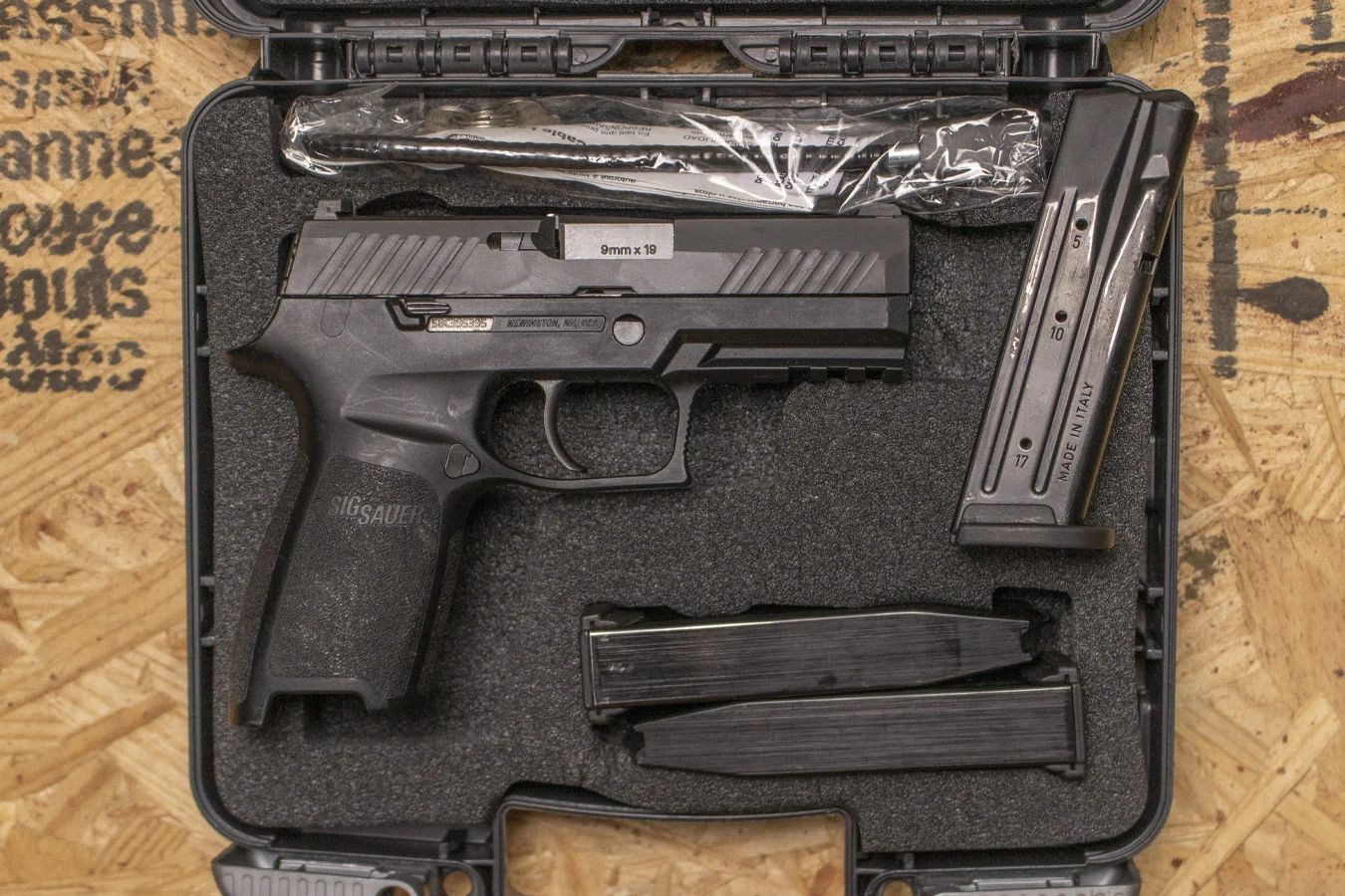 Sig Sauer P320 Carry 9mm Police Trade IN Pistols with Night Sights AND Original BOX