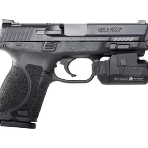 Smith and Wesson M&P9 M2.0 Compact 9mm 4″ Barrel 15-Rounds with Crimson Trace Rail Master Light