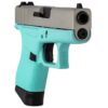 Glock G43 Subcompact Robin’s Egg Blue 9mm 3.39″ Barrel 6-Rounds Fixed Sights