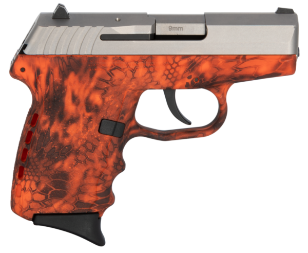 SCCY CPX-2 Carbon Kryptek Inferno / Stainless 9mm 3.1″ Barrel 10-Rounds