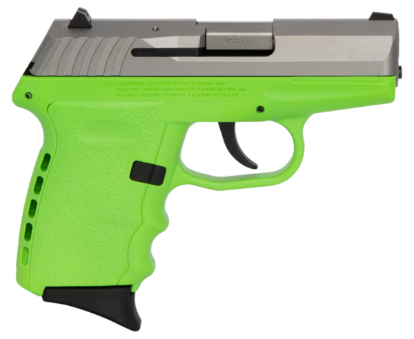 SCCY CPX-2 Carbon Lime Green 9mm 3.1″ Barrel 10-Rounds