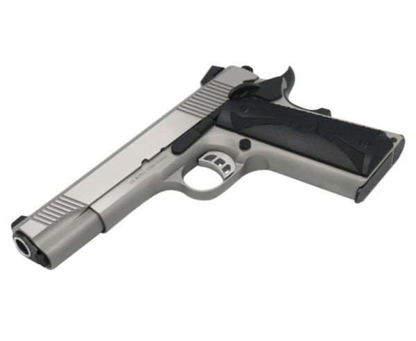 SDS Imports 1911-S45 Stainless .45 ACP 5″ Barrel 8-Rounds – Novak 3-Dot Sights