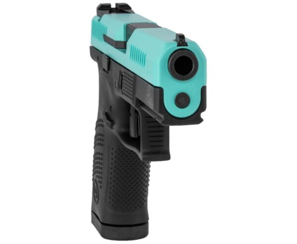 CZ P-10 C Robin’s Egg Blue 9mm 4.02″ Barrel 15-Rounds 3-Dot Fixed Sights