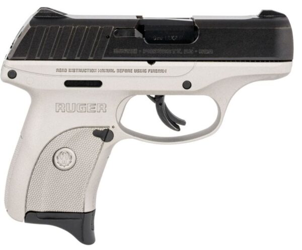 Ruger EC9s Silver / Black 9mm 3.12″ Barrel 7-Rounds