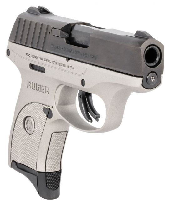 Ruger EC9s Silver / Black 9mm 3.12″ Barrel 7-Rounds