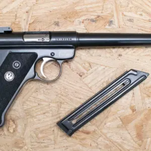 Ruger Mark II Target 22 LR Police Trade-In Pistol with Bull