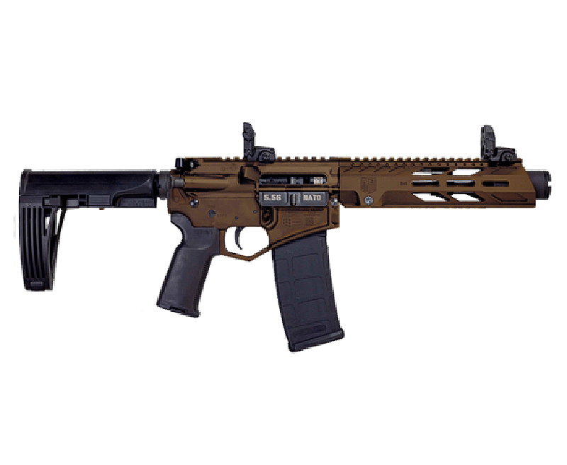 Diamondback DB15 Tactical Pistol Midnight Bronze .223 Rem / 5.56 7″ Barrel 30-Rounds