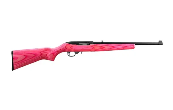 Ruger 10/22 Compact 22 LR Rimfire Rifle with Pink