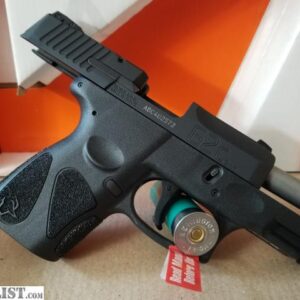 Taurus G2C, 9mm, 3.26" Barrel, 12rd, Black Slide, OD