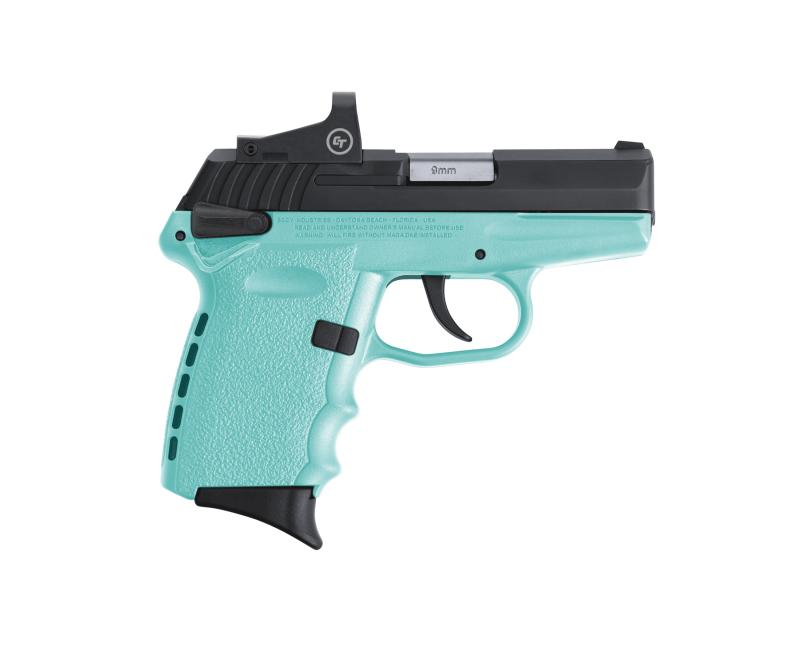 SCCY CPX-1 RD Robin’s Egg Blue 9mm 3.1″ Barrel 10-Rounds