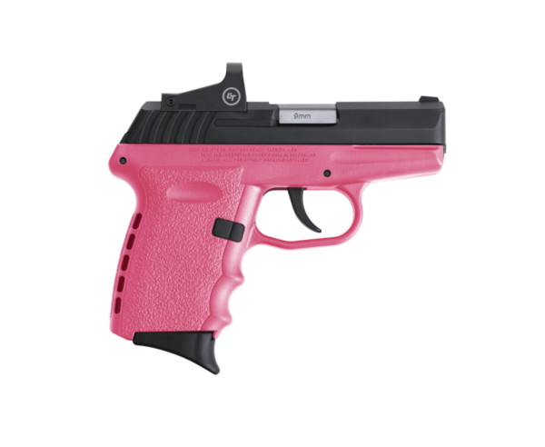 SCCY CPX-2 RD Pink / Black 9mm 3.1″ Barrel 10-Rounds CTS-1500 Reflex Sight