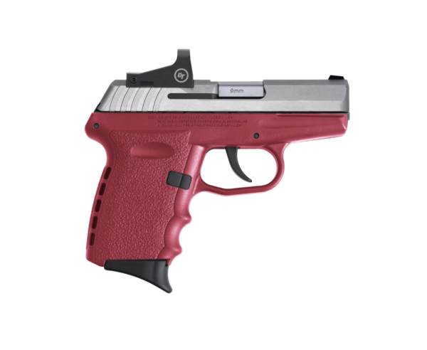 SCCY CPX-2 RD Red / Stainless 9mm 3.1″ Barrel 10-Rounds CTS-1500 Reflex Sight