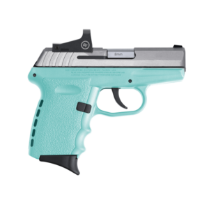 SCCY CPX-2 RD Robin’s Egg Blue / Stainless 9mm 3.1″ Barrel 10-Rounds CTS-1500 Reflex Sight