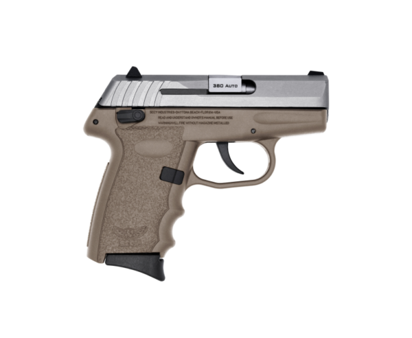 SCCY CPX-4 RD Flat Dark Earth / Stainless .380 ACP 3.1″ Barrel 10-Rounds CTS-1500 Reflex Sight