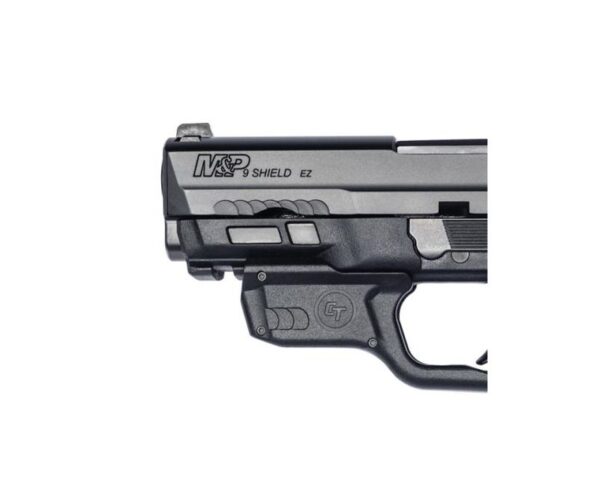Smith and Wesson M&P9 Shield EZ with Crimson Trace Laserguard 9mm 3.6″ 8-Round Manual Thumb Safety