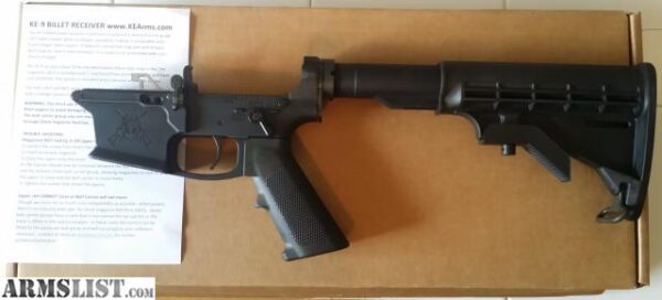 KE Arms KE-9 9mm Complete Lower Receiver