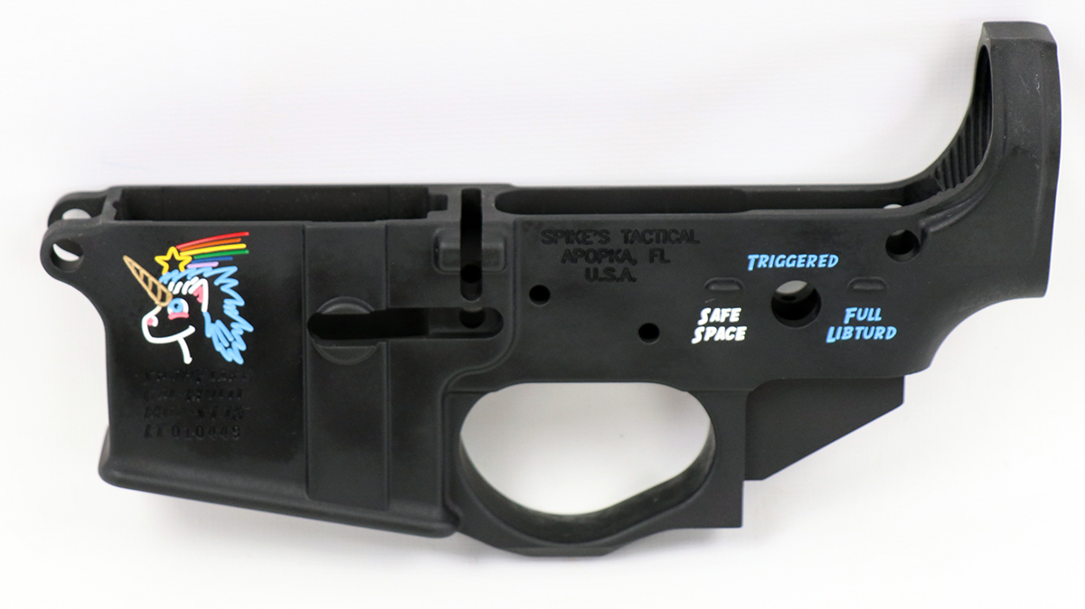 Spikes Lower Snowflake Receiver, Multi-Caliber, Black