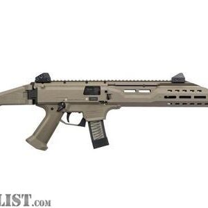 CZ Scorpion EVO 3 S1 9mm FDE Carbine with Faux