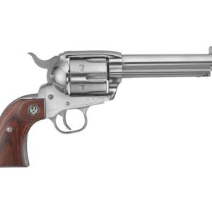 Ruger Vaquero with Rosewood Grip Stainless .45 LC 5.5-inch 6Rds