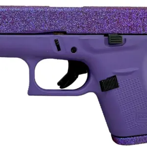 Glock G42 380 ACP Single Stack Pistol with Purple