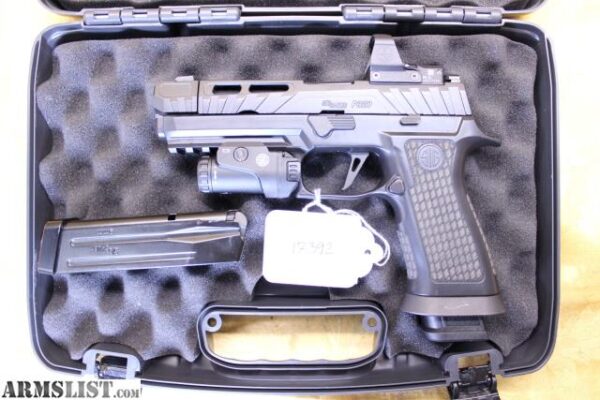 P320 Xcompact Spectre 9mm Custom Works Pistol with Xray3 DAY Night Sights