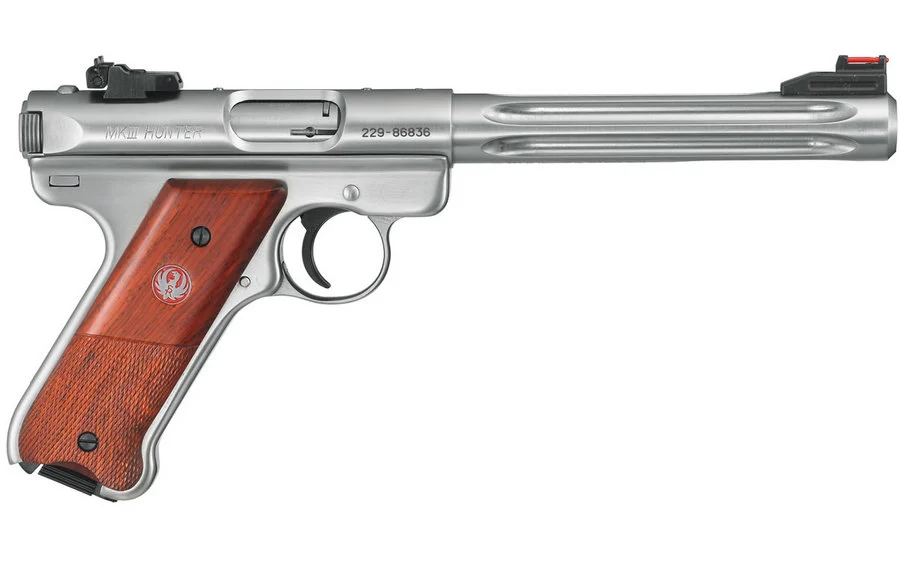 Ruger Mark III 22 LR Hunter Rimfire Pistol with Target