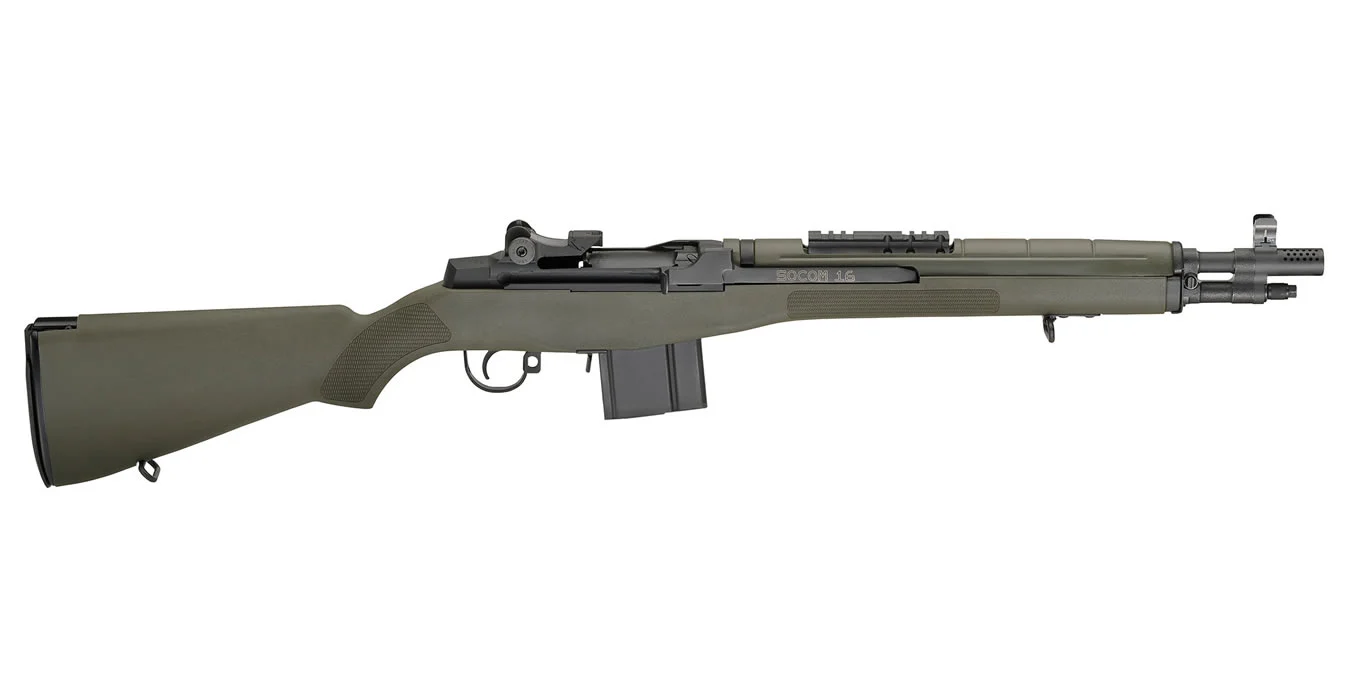 M1A Socom 16 308 with OD Green Stock