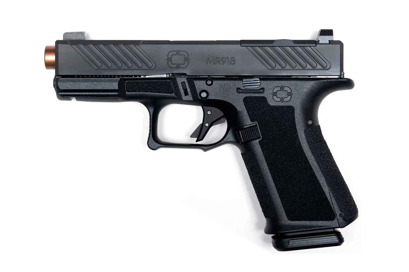 MR918 Combat 9mm Black Optics Ready Pistol with Spiral