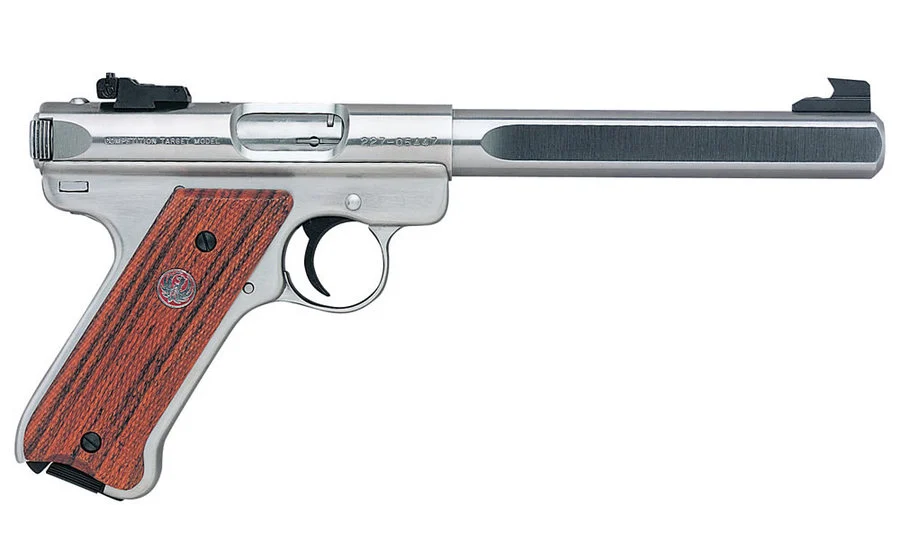 Ruger Mark III 22LR Competition Stainless Steel Rimfire