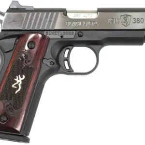 Browning 1911-380 Medallion Pro Compact 380 ACP with Checkered Rosewood