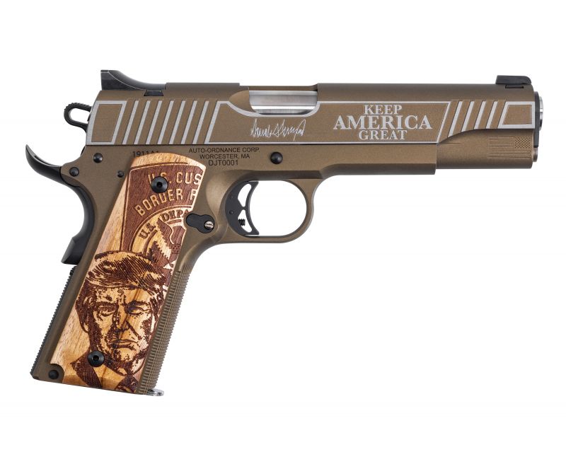 Auto-Ordnance 45th President Trump 1911 Bronze/Copper .45 ACP 5″ Barrel 7-Rounds