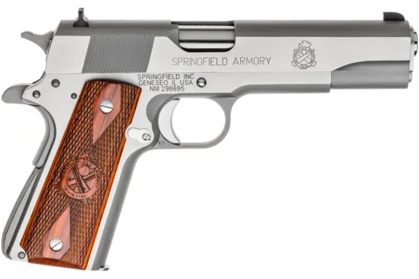 Springfield 1911 Mil-Spec .45 ACP Stainless Steel