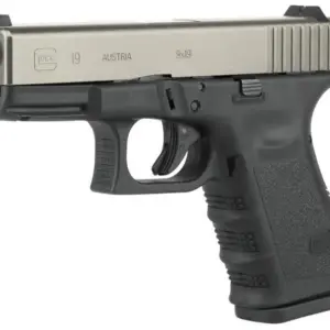 Glock 19 Gen3 9mm 15-Round Pistol with Nickel Boron Slide