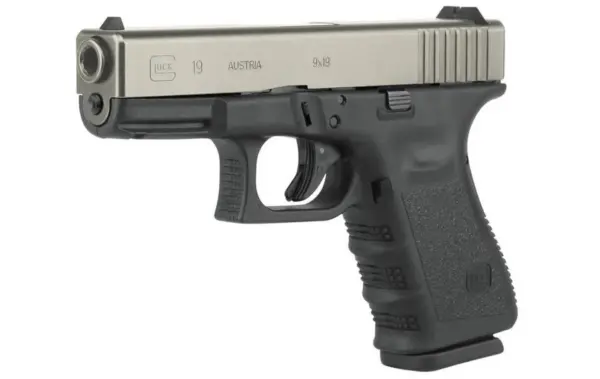 Glock 19 Gen3 9mm 15-Round Pistol with Nickel Boron Slide