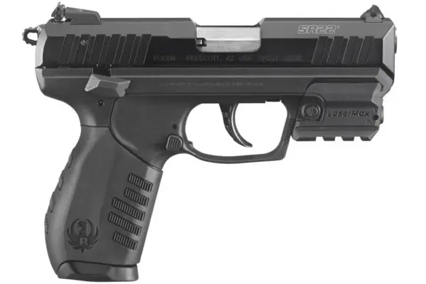 Ruger SR22 22LR Rimfire Pistol with Crimson Trace Laser