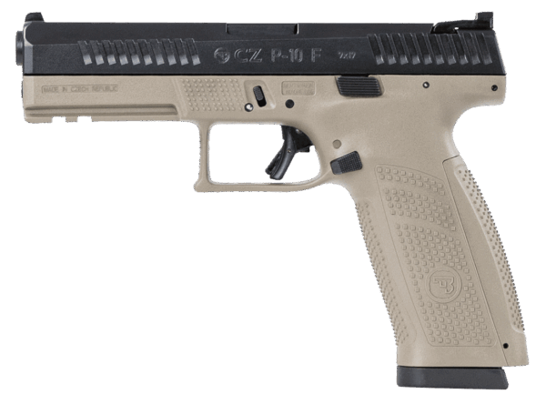 CZ P-10 F 9MM FDE 19Rds RMC 4.5-inches